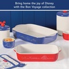 image:imageBon Voyage Ceramic Baking DishBakeware SetLasagna Pans Dishwasher Safe Oven to Table 2 Piece Baker Set  Mixed Colors2Piece Baker Set