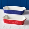 image:imageBon Voyage Ceramic Baking DishBakeware SetLasagna Pans Dishwasher Safe Oven to Table 2 Piece Baker Set  Mixed Colors2Piece Baker Set