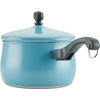 image:imageFarberware 120 Limited Edition Stainless Steel Cookware Pots and Pans Set with Prestige Kitchen Tools 10 Piece Aqua BlueAqua Blue