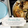 image:imageFarberware 120 Limited Edition Stainless Steel Cookware Pots and Pans Set with Prestige Kitchen Tools 10 Piece Aqua BlueAqua Blue