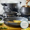 image:imageFarberware 120 Limited Edition Stainless Steel Cookware Pots and Pans Set with Prestige Kitchen Tools 10 Piece Aqua BluePewter Gray