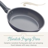image:imageFarberware 120 Limited Edition Stainless Steel Cookware Pots and Pans Set with Prestige Kitchen Tools 10 Piece Aqua BluePewter Gray