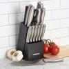 image:imageFarberware 15Piece Kitchen Knife Block Set Stainless Steel BlackBlack 2