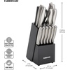 image:imageFarberware 15Piece Kitchen Knife Block Set Stainless Steel BlackBlack 2