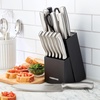 image:imageFarberware 15Piece Kitchen Knife Block Set Stainless Steel BlackBlack
