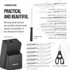 image:imageFarberware 15Piece Kitchen Knife Block Set Stainless Steel BlackBlack