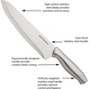 image:imageFarberware 15Piece Kitchen Knife Block Set Stainless Steel BlackGraphite
