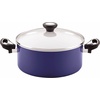 image:imageFarberware 17490 Ceramic Dishwasher Safe Nonstick Cookware Set  Pots and Pans Set  12 Piece BlueBlue