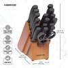 image:imageFarberware 18Piece Kitchen Knife Block Set High Carbon Stainless Steel18 Piece