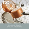 image:imageFarberware 21925 High Performance Nonstick Cookware Set  Pots and Pans Set Dishwasher Safe  17 Piece SilverChampagne