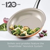 image:imageFarberware 21925 High Performance Nonstick Cookware Set  Pots and Pans Set Dishwasher Safe  17 Piece SilverChampagne