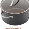 image:imageFarberware 21925 High Performance Nonstick Cookware Set  Pots and Pans Set Dishwasher Safe  17 Piece SilverGray