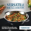 image:imageFarberware Brilliance Stainless Steel Frying PanSkillet10 Inch Dishwasher Safe and Induction Ready Compatible with All CooktopsStainless SteelSilver