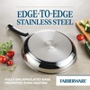 image:imageFarberware Brilliance Stainless Steel Frying PanSkillet10 Inch Dishwasher Safe and Induction Ready Compatible with All CooktopsStainless SteelStainless Steel