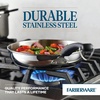 image:imageFarberware Brilliance Stainless Steel Frying PanSkillet10 Inch Dishwasher Safe and Induction Ready Compatible with All CooktopsStainless SteelStainless Steel