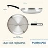 image:imageFarberware Brilliance Stainless Steel Frying PanSkillet10 Inch Dishwasher Safe and Induction Ready Compatible with All CooktopsStainless SteelStainless Steel