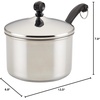 image:imageFarberware Classic Series Stainless Steel Sauce Pan with Lid 2 Qt SilverSaucepan 3 Quart