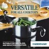 image:imageFarberware Classic Series Stainless Steel Sauce Pan with Lid 2 Qt SilverSaucepan w Straining Lid 1 Quart