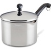 image:imageFarberware Classic Series Stainless Steel Sauce Pan with Lid 2 Qt SilverSaucepan w Straining Lid 3 Quart