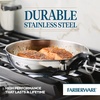 image:imageFarberware Classic Series Stainless Steel Sauce Pan with Lid 2 Qt SilverSkillet Set 825 Inch  10 Inch