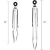 image:imageFarberware Classic Stainless Steel Tongs Set Of 2 BlackStainless Steel Tongs