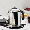 image:imageFarberware Classic Stainless Steel Yosemite Coffee Percolator 8Cup12 Cup  Clear Knob