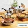 image:imageFarberware Classic Traditions Stainless Steel Cookware Induction Pots and Pans Set with Prestige Cooking Utensils 12 Piece  Stainless Steel