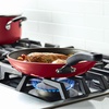 image:imageFarberware Cookstart Aluminum Nonstick Cookware Set 15PieceRed