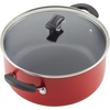 image:imageFarberware Cookstart Aluminum Nonstick Cookware Set 15PieceRed