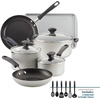 image:imageFarberware Cookstart Aluminum Nonstick Cookware Set 15PieceSilver