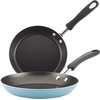 image:imageFarberware Cookstart DiamondMax Nonstick Frying PansSkillet Set Dishwasher Safe 825 Inch and 10 Inch AquaAqua