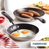 image:imageFarberware Cookstart DiamondMax Nonstick Frying PansSkillet Set Dishwasher Safe 825 Inch and 10 Inch AquaSilver