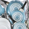 image:imageFarberware Dishwasher Safe Nonstick Aluminum Jumbo Cooker Chefs Pan with Lid and Helper Handle Kitchen Cookware 6Quart ChampagneAguamarina