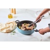 image:imageFarberware Dishwasher Safe Nonstick Aluminum Jumbo Cooker Chefs Pan with Lid and Helper Handle Kitchen Cookware 6Quart ChampagneAqua