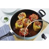 image:imageFarberware Dishwasher Safe Nonstick Aluminum Jumbo Cooker Chefs Pan with Lid and Helper Handle Kitchen Cookware 6Quart ChampagneAqua