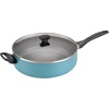 image:imageFarberware Dishwasher Safe Nonstick Aluminum Jumbo Cooker Chefs Pan with Lid and Helper Handle Kitchen Cookware 6Quart ChampagneAqua