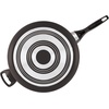 image:imageFarberware Dishwasher Safe Nonstick Aluminum Jumbo Cooker Chefs Pan with Lid and Helper Handle Kitchen Cookware 6Quart ChampagneBlack