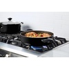 image:imageFarberware Dishwasher Safe Nonstick Aluminum Jumbo Cooker Chefs Pan with Lid and Helper Handle Kitchen Cookware 6Quart ChampagneBlack
