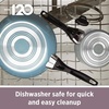 image:imageFarberware Dishwasher Safe Nonstick Aluminum Jumbo Cooker Chefs Pan with Lid and Helper Handle Kitchen Cookware 6Quart ChampagneRed