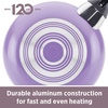 image:imageFarberware Dishwasher Safe Nonstick Aluminum Jumbo Cooker Chefs Pan with Lid and Helper Handle Kitchen Cookware 6Quart ChampagneRed