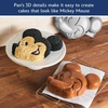 image:imageFarberware Disney Bake with Mickey Mouse Nonstick Bakeware Cake DecoratingBaking Dish 3D Cake Pan  GrayGray