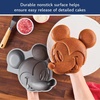 image:imageFarberware Disney Bake with Mickey Mouse Nonstick Bakeware Cake DecoratingBaking Dish 3D Cake Pan  GrayGray