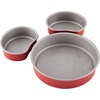 image:imageFarberware Disney Bake with Mickey Mouse Nonstick Bakeware Cake Pans Baking Sheet and LoafMeatloaf Pan 6 Piece Non Stick Bakeware Set  RedBakeware Set II