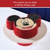 image:imageFarberware Disney Bake with Mickey Mouse Nonstick Bakeware Cake Pans Baking Sheet and LoafMeatloaf Pan 6 Piece Non Stick Bakeware Set  RedBakeware Set II