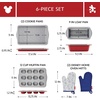 image:imageFarberware Disney Bake with Mickey Mouse Nonstick Bakeware Cake Pans Baking Sheet and LoafMeatloaf Pan 6 Piece Non Stick Bakeware Set  RedBakeware Set I