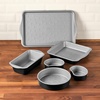 image:imageFarberware Disney Bake with Mickey Mouse Nonstick Bakeware SetBaking Pans 6 Piece  BlackBakeware Set