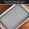 image:imageFarberware Disney Bake with Mickey Mouse Nonstick Bakeware SetBaking Pans 6 Piece  BlackBakeware Set with Oven Mitts