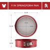 image:imageFarberware Disney Bake with Mickey Mouse Nonstick Baking PanCake Pan 8 Inch Round Non Stick Bakeware Pan  Red and GrayRed