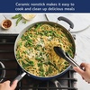 image:imageFarberware Disney Bon Voyage Ceramic Nonstick Frying Pan Dishwasher Safe Skillet 11 Inch RedBlue