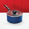 image:imageFarberware Disney Bon Voyage Ceramic Nonstick Lid Dishwasher Safe Saucepan 2Quart BlueBlue